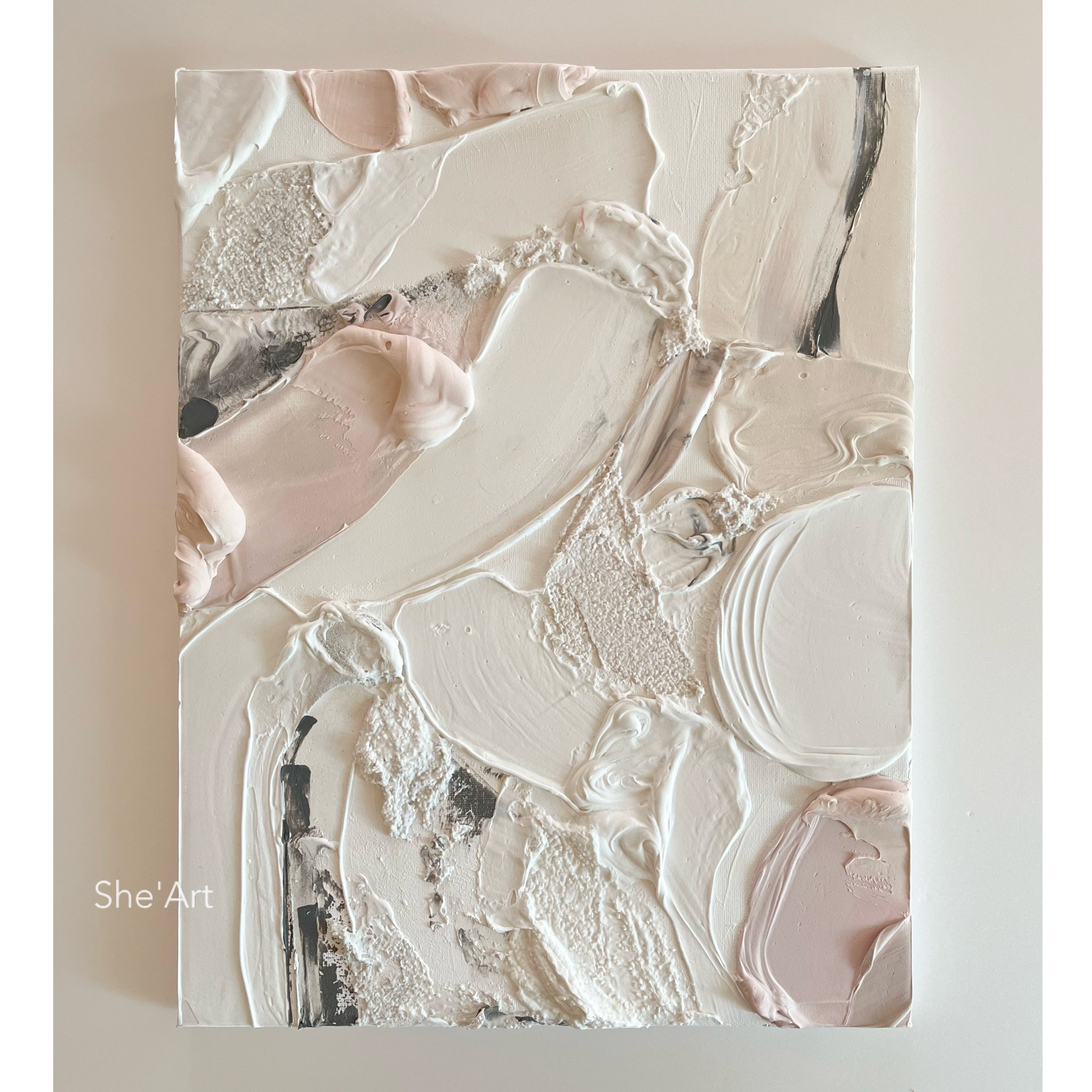 原画LL・modern・モーヴピンク /モダンアート・テクスチャー