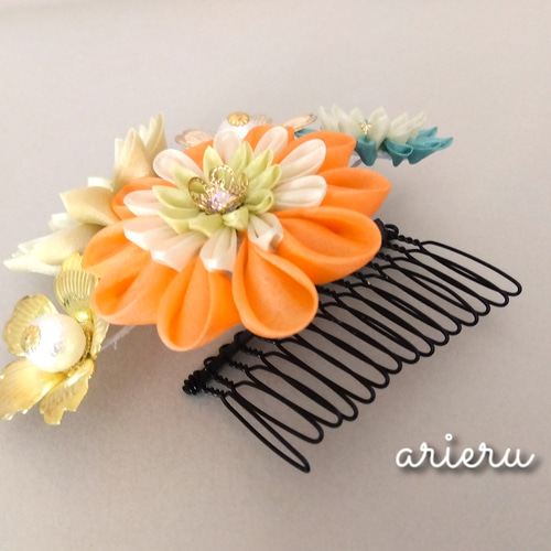 つまみ細工髪飾り 専用 つまみ細工の髪飾り＊ その他ヘアアクセサリー ☆yuzu☆ 通販
