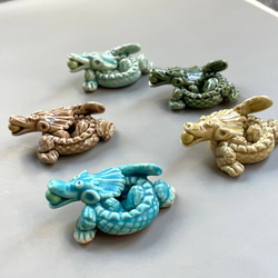 再販】2024年 干支のお箸置(辰）5色5個セット 龍 竜 ドラゴン タツ