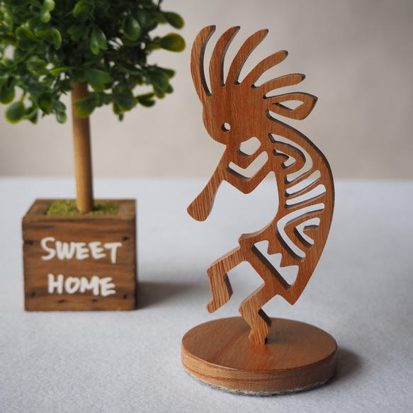 ココペリの木製スタンド その他置物 joycraft 通販 16817484｜Creema