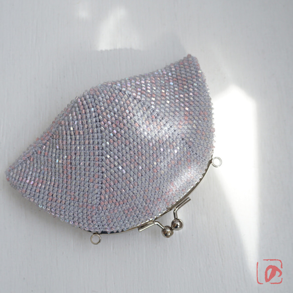 Ba-ba handmade Seedbeads crochet pouch No.1999 第5張的照片