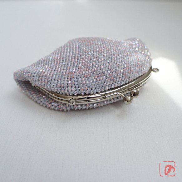 Ba-ba handmade Seedbeads crochet pouch No.1999 第3張的照片