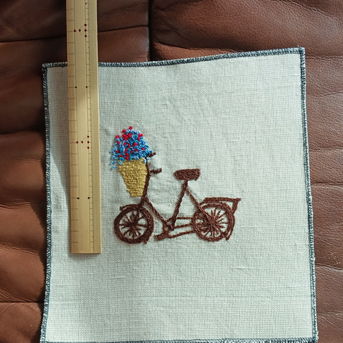 専用ページ、素敵な刺繍の布地 ハンドメイド 手刺繍 布地 自転車 その他素材 machikocoboo 通販