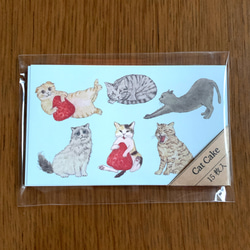 Message Card Cat Cake 1枚目の画像