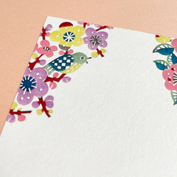 彩色剪紙和紙一筆筆記【20張兔紋相對，冬春相會】 第4張的照片