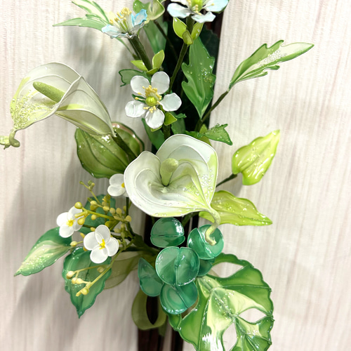 カラーの壁掛け（アメリカンフラワー） アートフラワー kobo-toki 通販