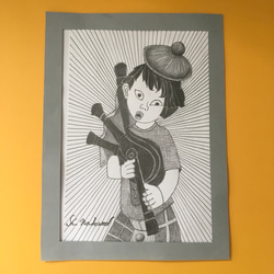 鉛筆画の少年シリーズ 2枚目の画像