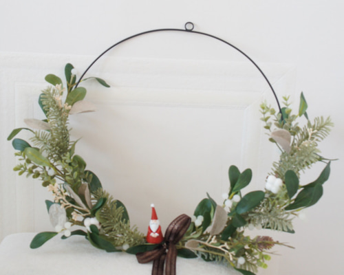 ヤドリギのクリスマスハーフリース リース mignon 通販 16818087