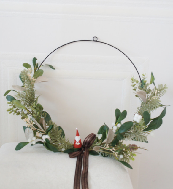 ヤドリギのクリスマスハーフリース リース mignon 通販 16818087