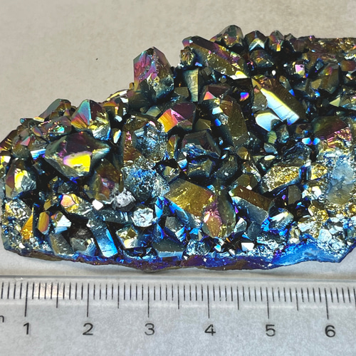 七色の夢໒꒱✨　オーラ　アメジスト　紫水晶　ラフストーン　原石　クラスター Amazon.co.jp: 七色の夢??? オーラ アメジスト 紫水晶 ラフ