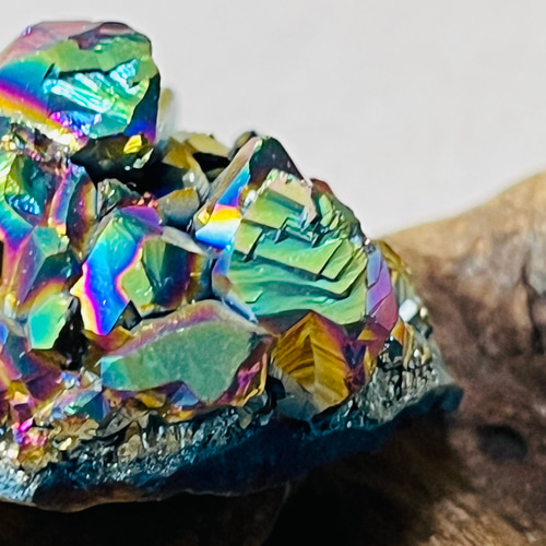 七色の夢໒꒱✨　オーラ　アメジスト　紫水晶　ラフストーン　原石　クラスター f2cc03d8426ada20ceda5c5bcb4cf0