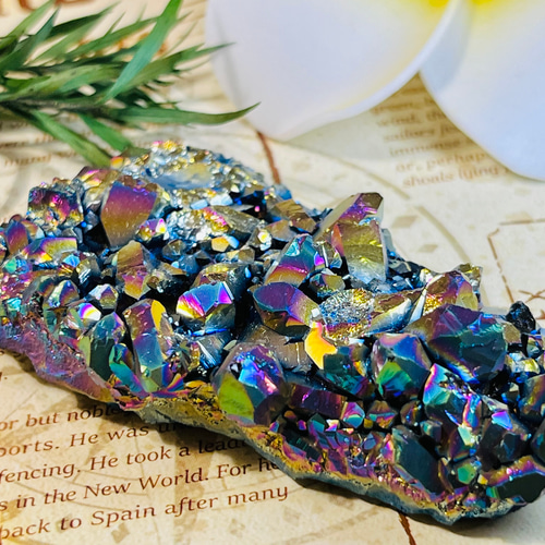 ✳️確認用‼️☆素敵な輝き放つ☆オーラ混合パワー☆アメジストクラスター 天然石 原石 ☆素敵な輝き放つ☆オーラ混合パワー☆アメジスト クラスター 天然石