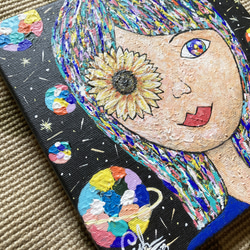 ｜Little Sun Flower Eye｜Miss Bottle Painting 9枚目の画像