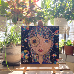 ｜Little Sun Flower Eye｜Miss Bottle Painting 5枚目の画像