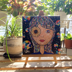 ｜Little Sun Flower Eye｜Miss Bottle Painting 8枚目の画像