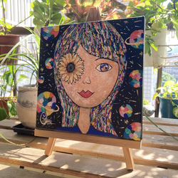 ｜Little Sun Flower Eye｜Miss Bottle Painting 7枚目の画像