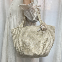 ミナペルホネンのパッチワークのバケツバッグ バケツバッグ *Tea