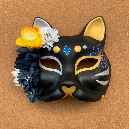 狐面 MASK / black 重苦しく 