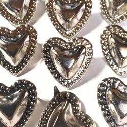 スタッズ ハンドメイド 縫い付け型9.5ミリ（1） 銀 280個 送料