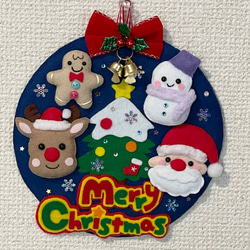 フェルトリース・フェルト飾り・専用 クリスマスリース＊フェルト リース fukuzou 通販 16292087｜Creema