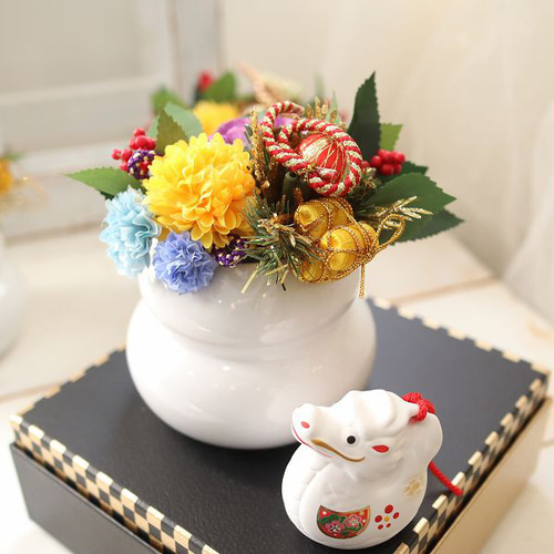 専用＊迎春2024 クエキフォリア   正月飾り(ドライ) おしゃれなお正月飾り お正月リース 玄関 壁掛け 2026年 令和8年