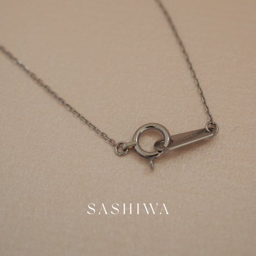 一粒ダイヤのネックレス ピンクダイヤモンドを使用 0.16ct 一粒ダイヤのネックレス ピンクダイヤモンドを使用 0.16ct