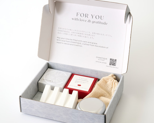 CHANTギフトボックス 全身シャンプーバー TANEとKIYOMEが両方入った