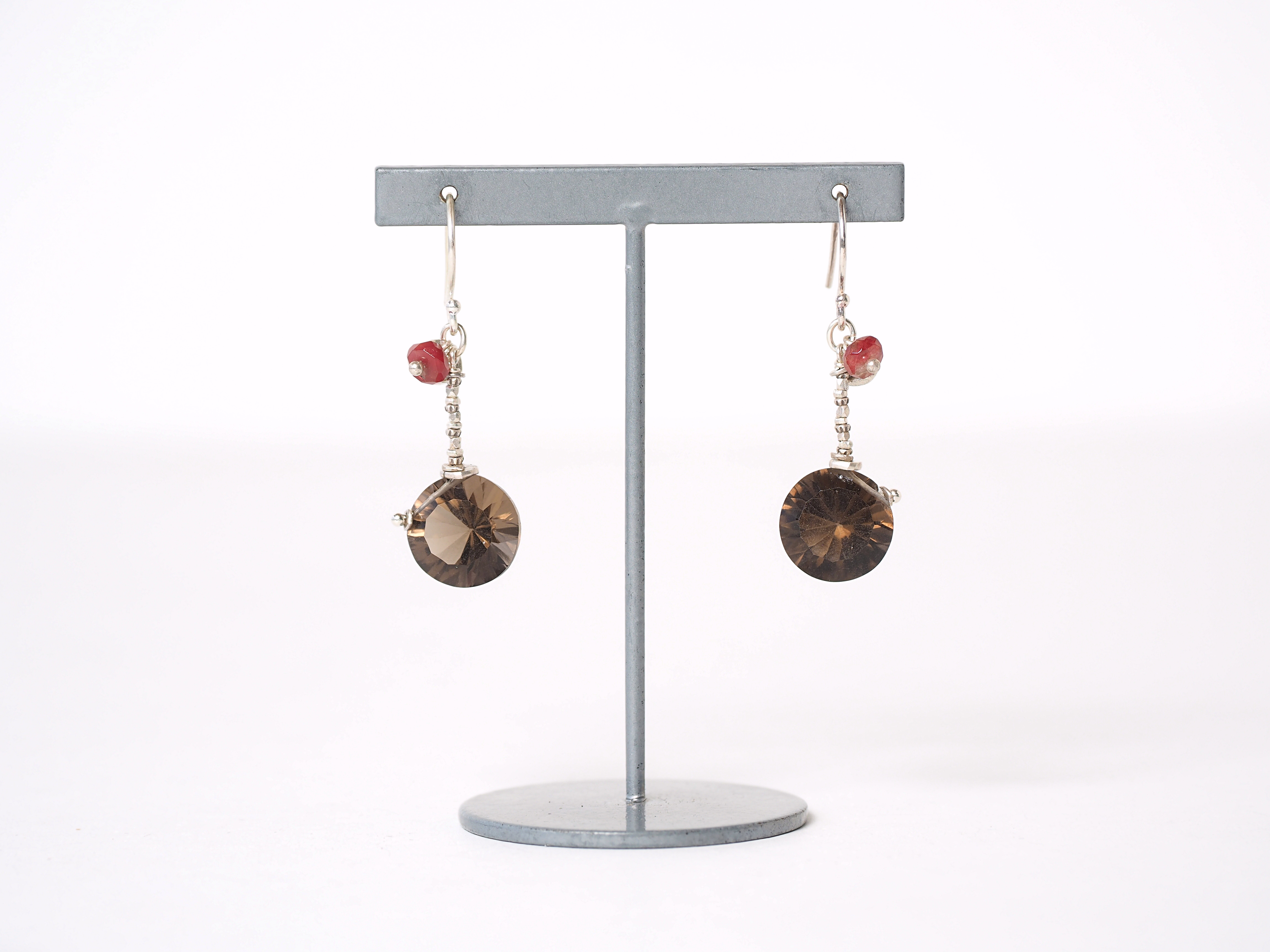 'smokey quartz' bar pierce