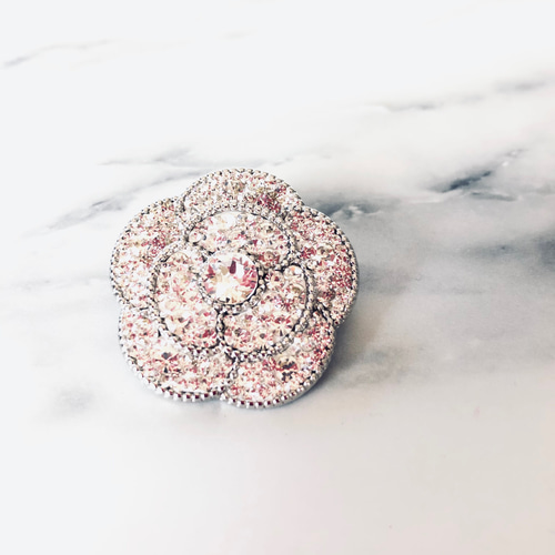 CHANEL - 美品☆レアシャネル Chanel カメリア 花 フラワー ブローチの