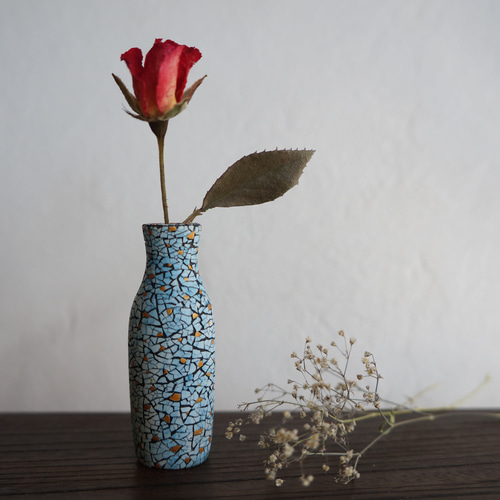 油壺　一輪挿し　花入　フラワーベース　花瓶　希少 iw-flowerpot060-7.jpg