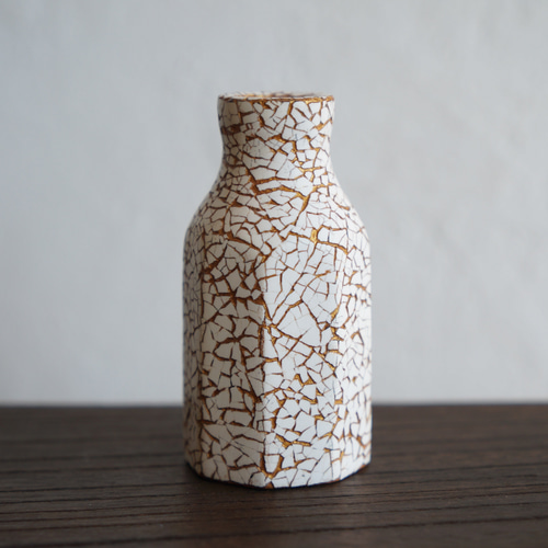 フラワーベース 一輪挿し エッグシェルアート ドライフラワー 一輪挿し