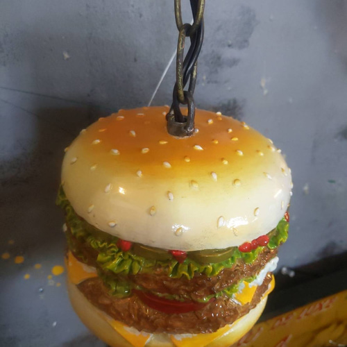 アメリカンダイナー 電飾看板 バーガーズ ウォールランプ ①