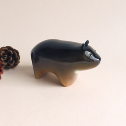 熊　（木・くま・動物・置物） wood bear / animal / figurine 3枚目の画像