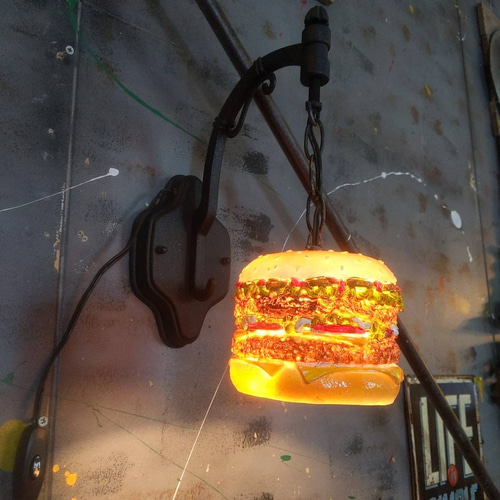 アメリカンダイナー 電飾看板 バーガーズ  ウォールランプ ② ハンバーガー アメリカンダイナー 電飾看板 バーガーズ ウォールランプ ②