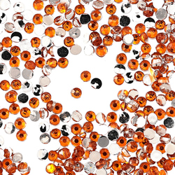 ネイルパーツ リボン 青 11mm 蓄光 ラメ 50個 ぷっくり 半透明 3D