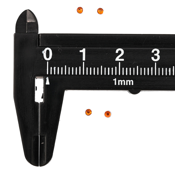 ラインストーン 2mm ss6 オレンジ 9000粒 丸 ネイル デコ レジン ネイルアート パーツ BD3183 4枚目の画像