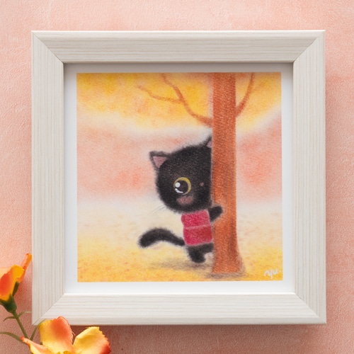 絵画 猫 アクリル画 アンティーク 猫のイラスト 猫の絵 ミニ画 cat art 猫の絵 アクリル画no.53 ハチワレ猫 ミニ絵画 - メルカリ