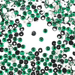 ラインストーン 緑 1.5mm ss3 9000粒 丸 ネイル 3D デコ ネイルアート レジン パーツ BD3185 1枚目の画像