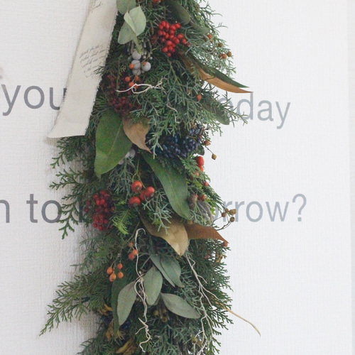 フレッシュナチュラルガーランド ドライフラワー petit chocolat 通販