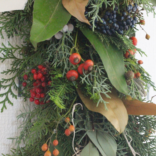 フレッシュナチュラルガーランド ドライフラワー petit chocolat 通販