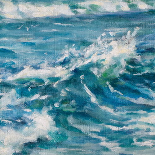 絵画 油絵 巳年』油絵 絵画 アトリエ風の通☆Etsuki Misu 通販 18714423
