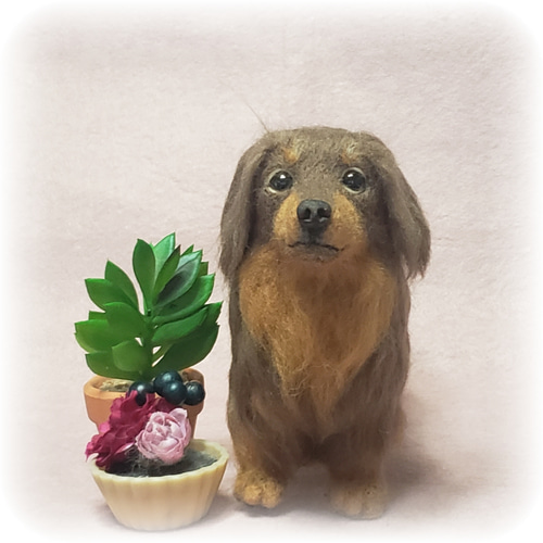 羊毛フェルト[オーダーメイド]うちの子オーダー✴︎犬✴︎ダックス