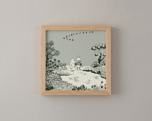 アートポスター20フレームセットnt 水辺のふたり MOOMIN TRIBUTE