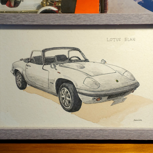 原画] LOTUS ELAN イラスト 石本巧 通販 16820730｜Creema(クリーマ)