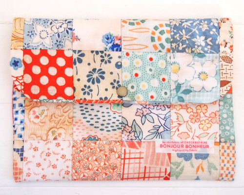 many花柄パッチワーク 収納ポケット many花柄パッチワーク 収納ポケット many花柄パッチワーク 収納ポケット