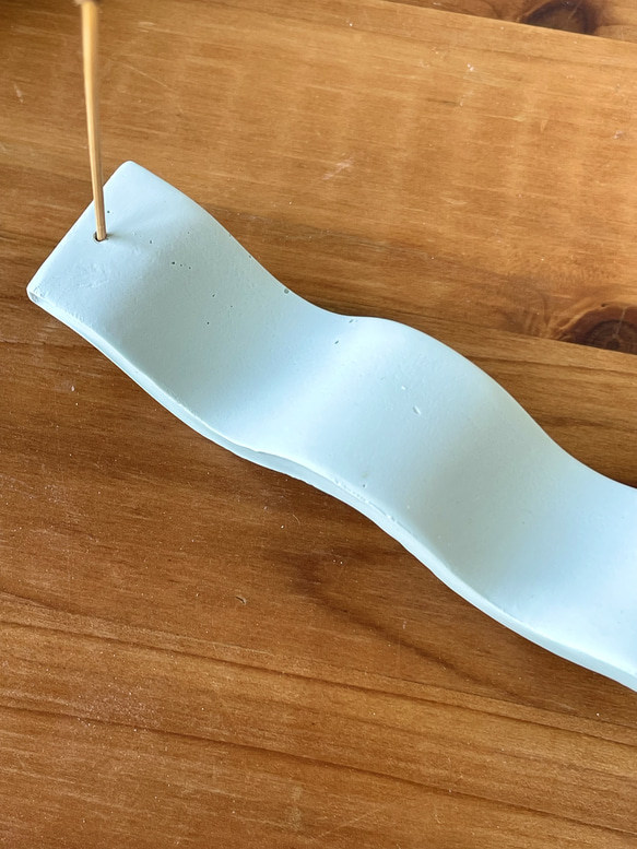 wave incense holder お香立て 5枚目の画像