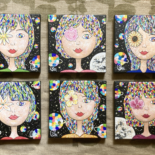こまち絵画４点 こまち絵画4点 こまち絵画4点 Japanese Print