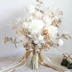 ブーケ2点 ブートニア2点セット°・*:.。.☆ ffc4128046bde62685d2212662ae5b