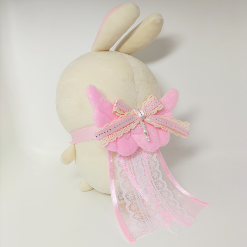 ぬいぐるみ服＊ぬいぐるみ・人形用天使の羽根＊ピンク＊ホワイト