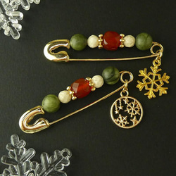 帯留め「つくし」 ポリマークレイ かわいい姿 落としても割れません